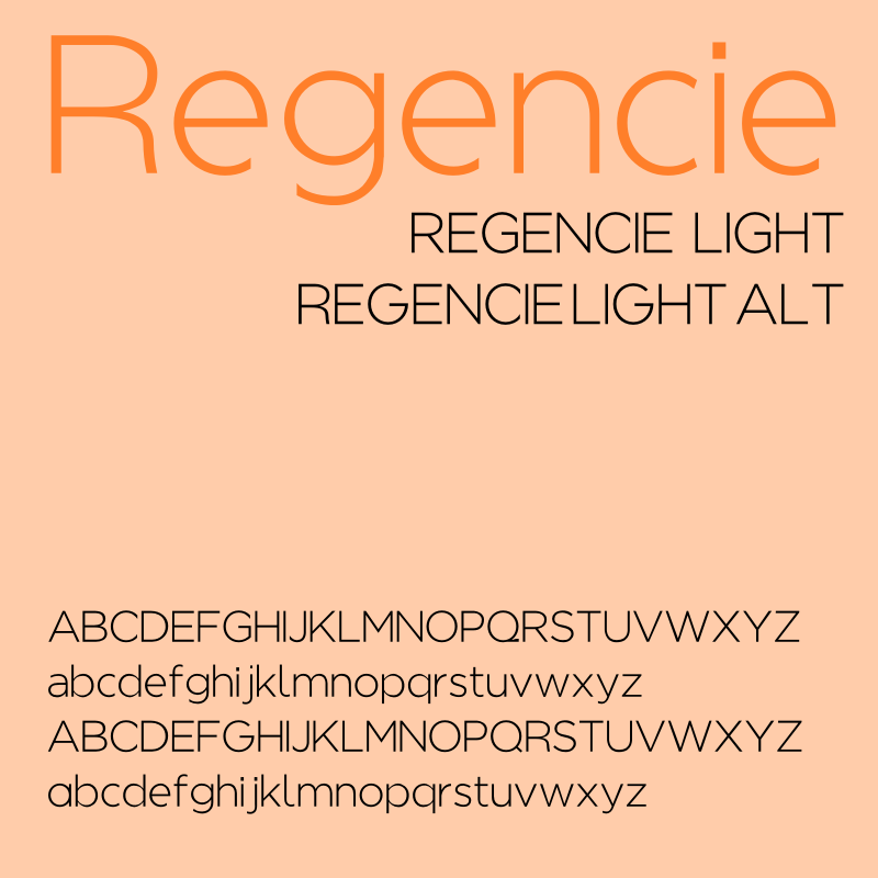 Regencie font