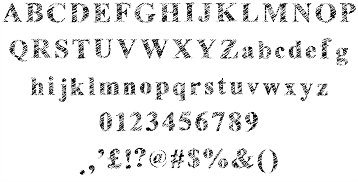 Scribble Serif font