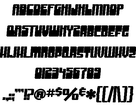 SF Groove Machine ExtUpright font