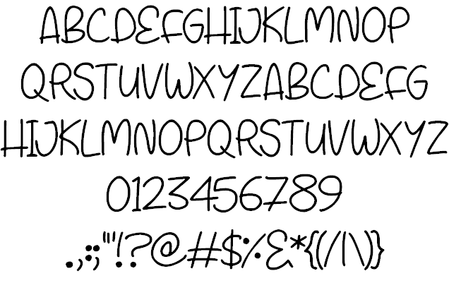 Shine With Me font