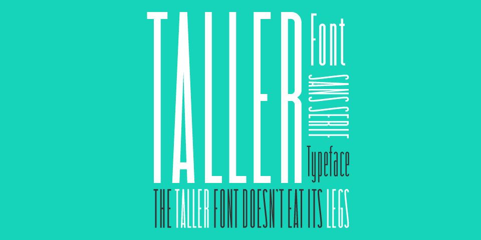 tallest font