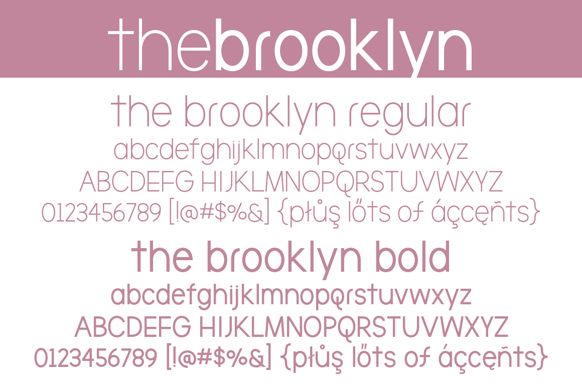 the brooklyn bold font