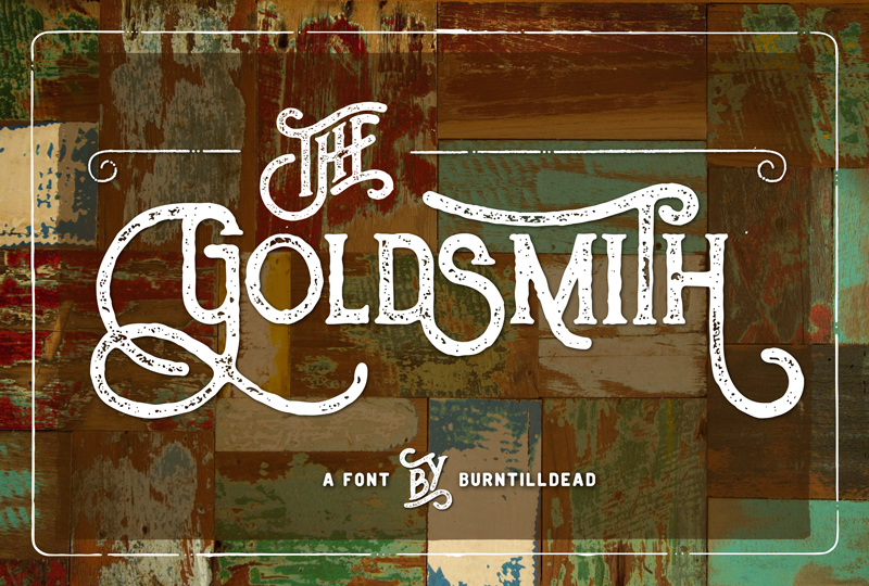 The Goldsmith Vintage font