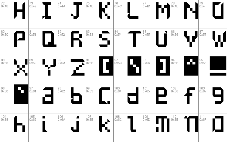 UNDATAME font