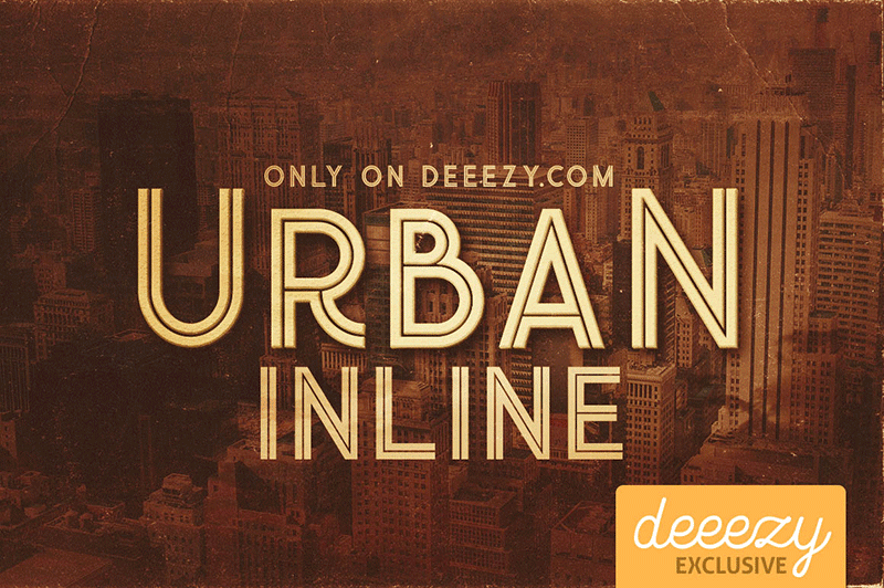 Urban Inline font