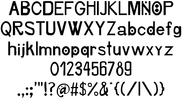Xylogravura font