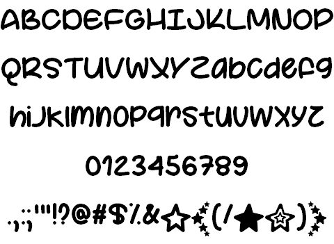 Your Star font