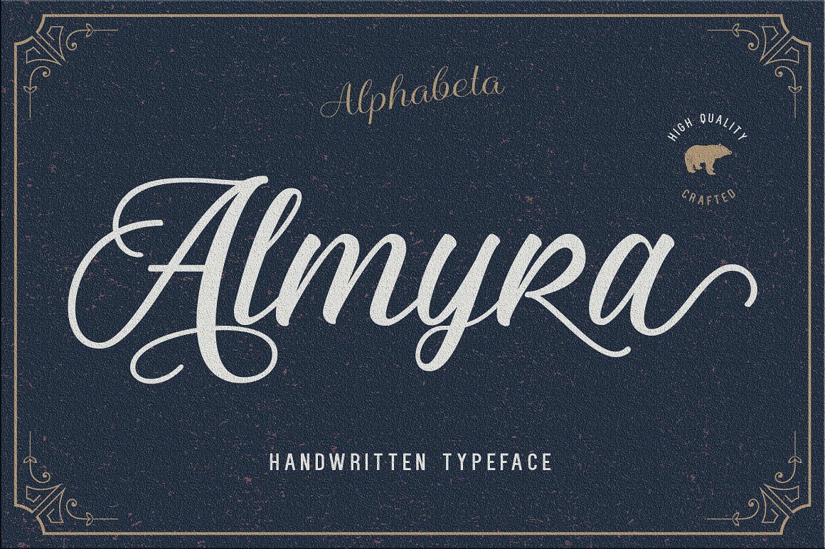Almyra font