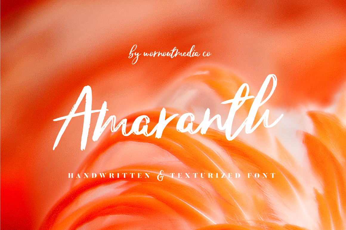 Amaranth font