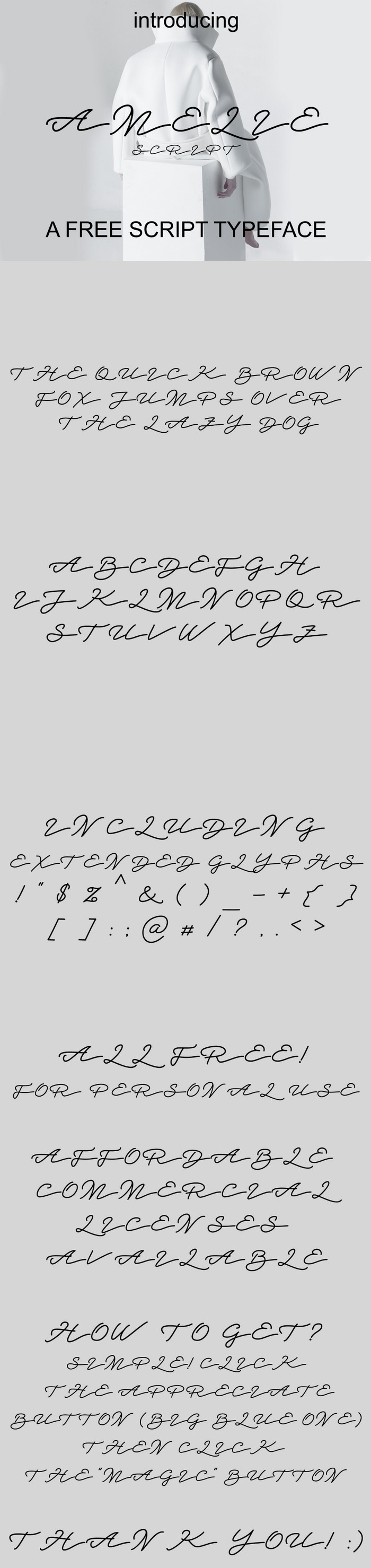 Amelie Script font