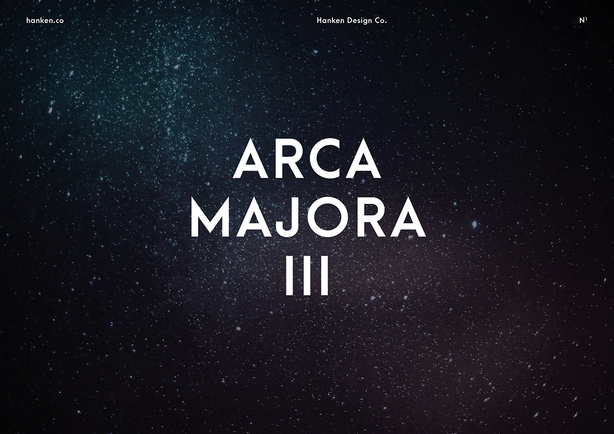 Arca Majora 3 font