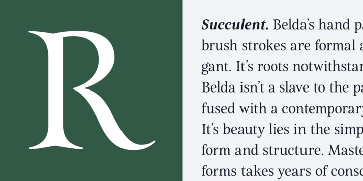 Belda font