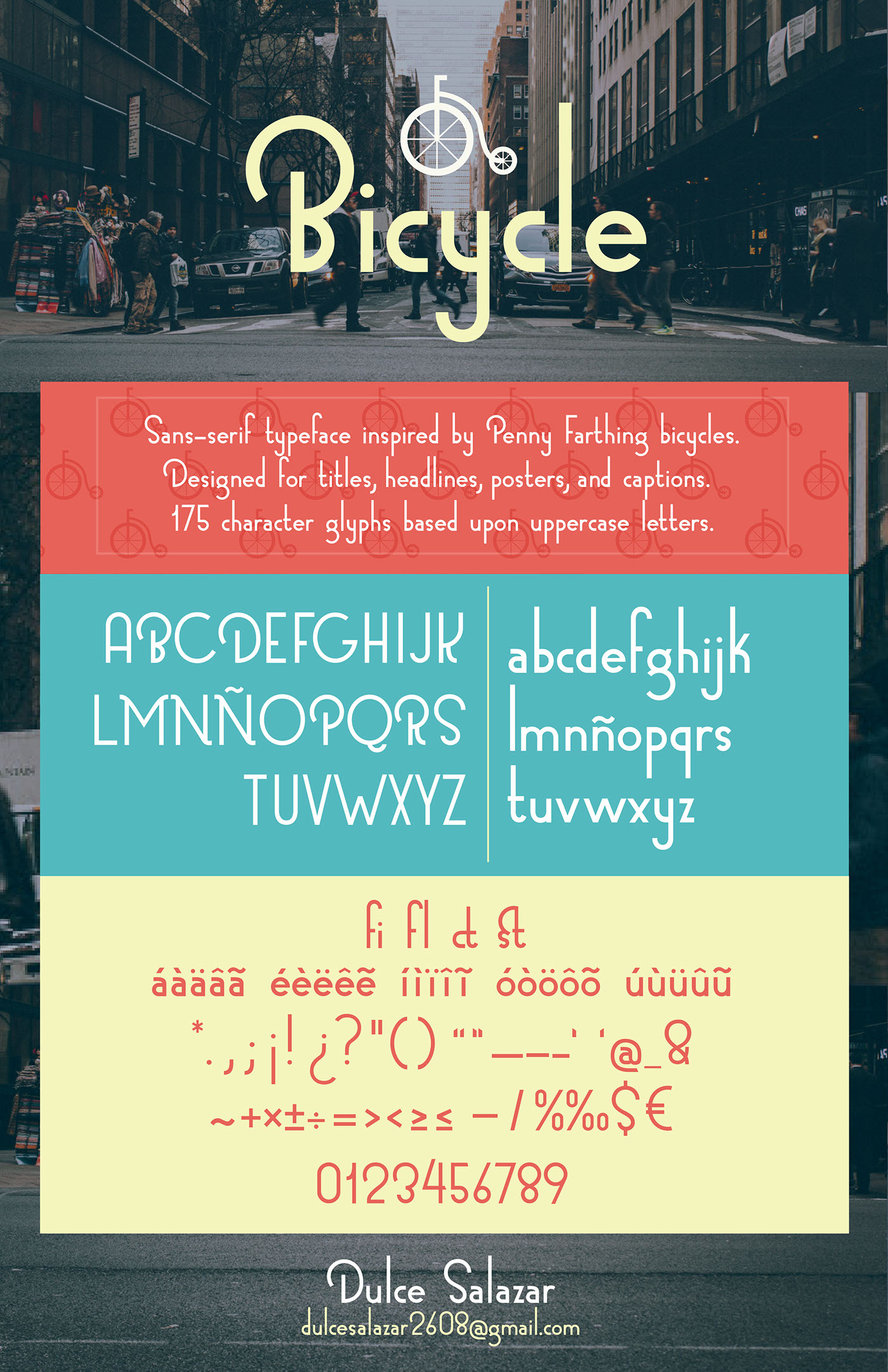 bicycle font