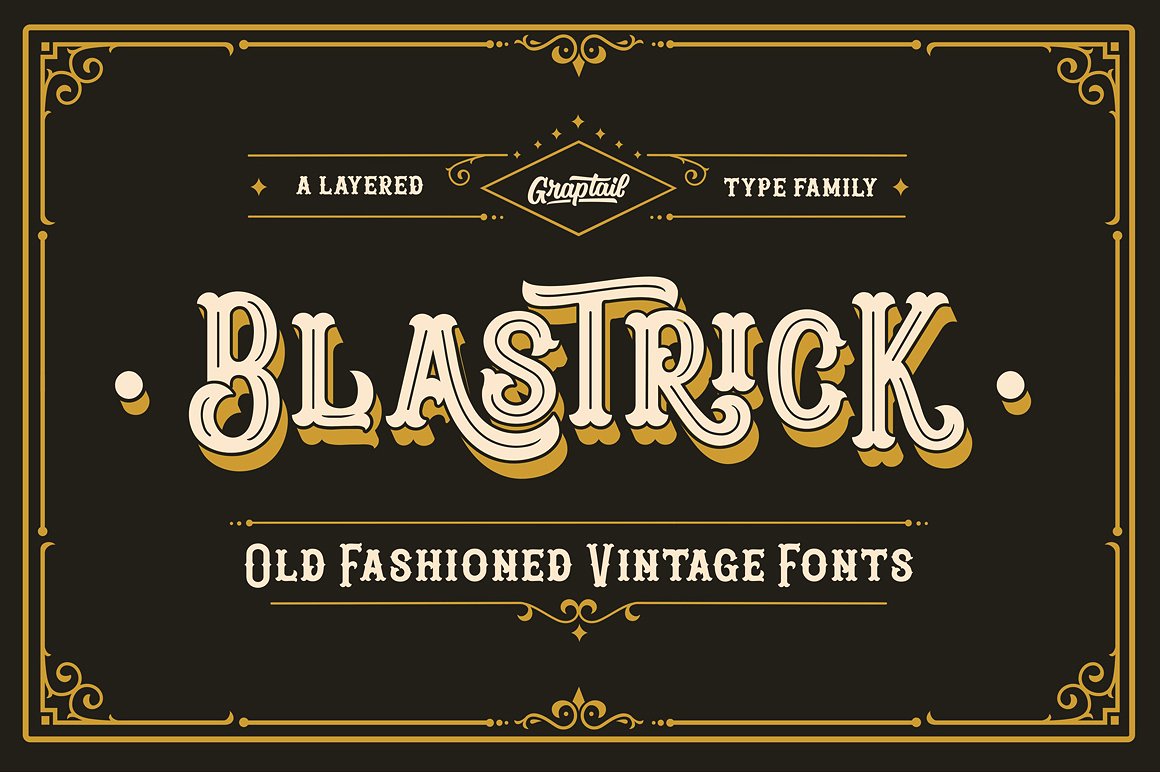 Blastrick Normal font
