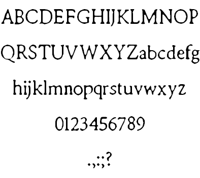 CF Remington Typewriter font
