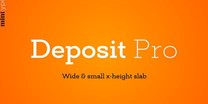 Deposit Pro Lt font