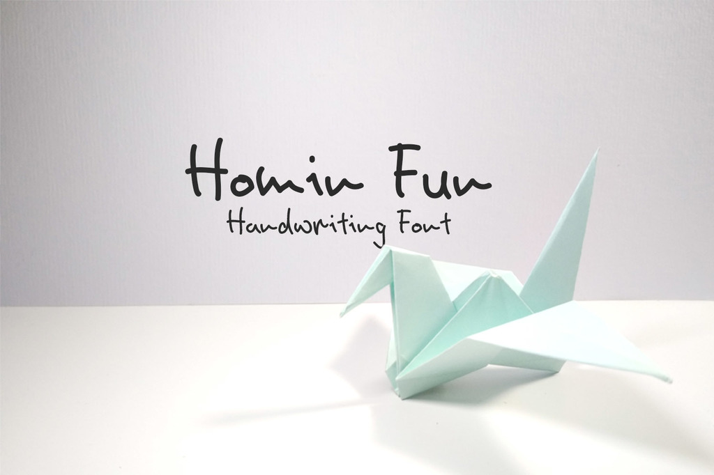 Homin Fun Demo font