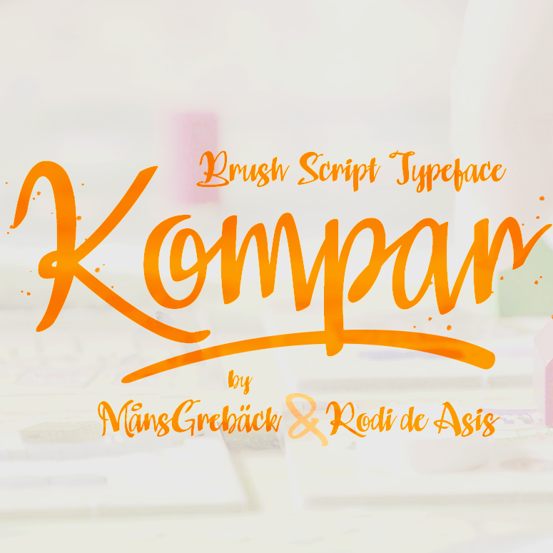 Kompar Thin PERSONAL USE ONLY font