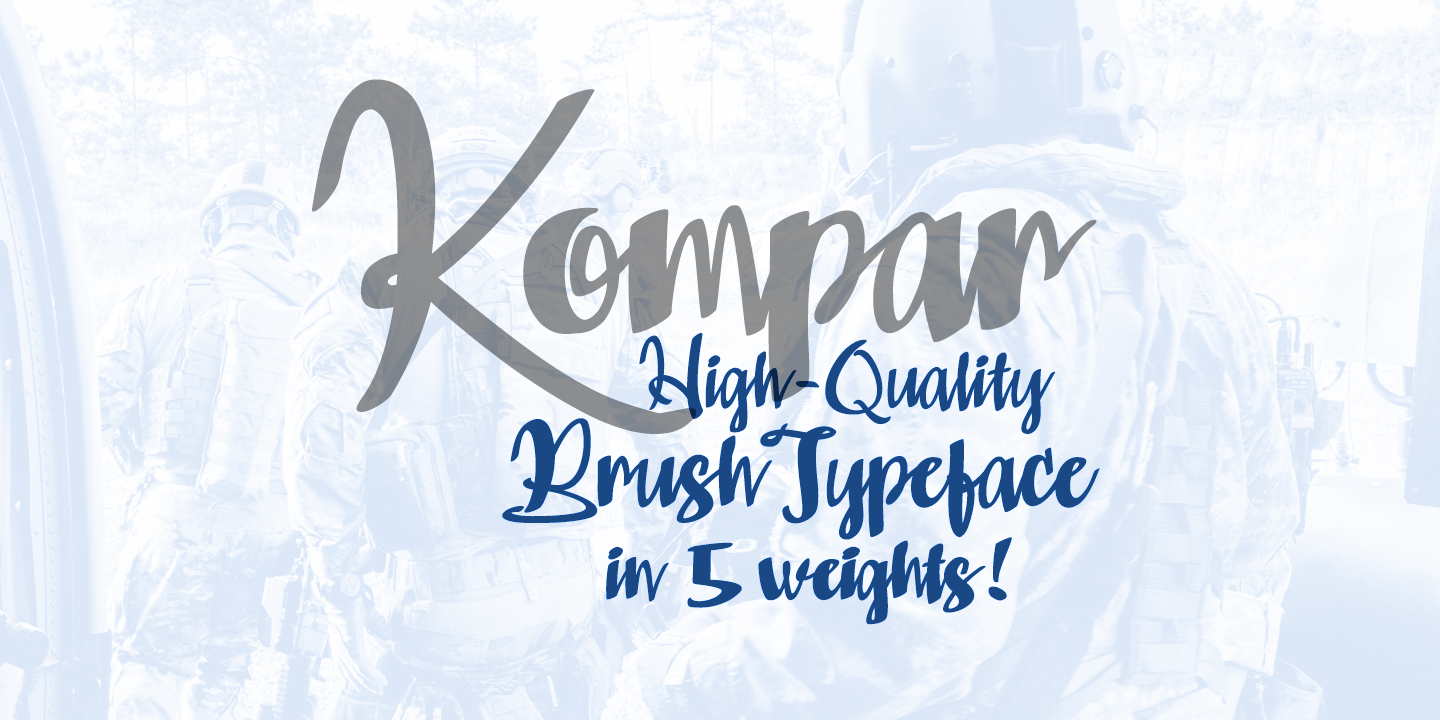 Kompar Thin PERSONAL USE ONLY font