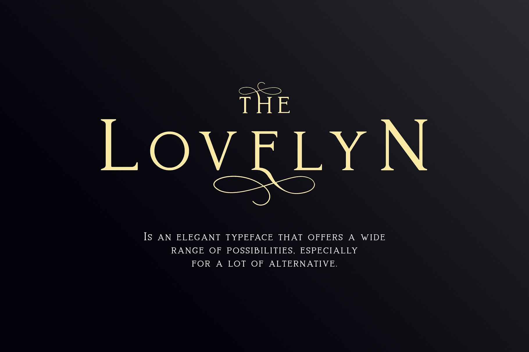 Lovelyn font