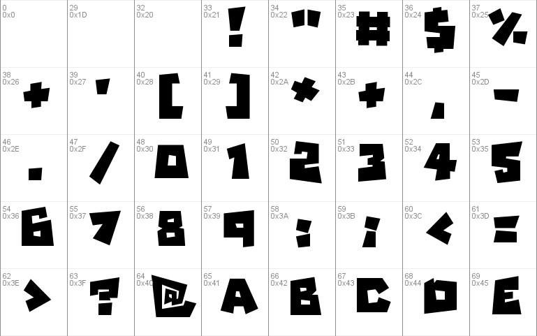 Monsterz font