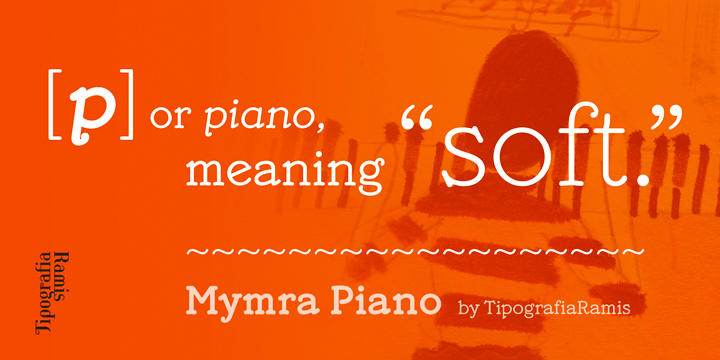 Mymra Piano font