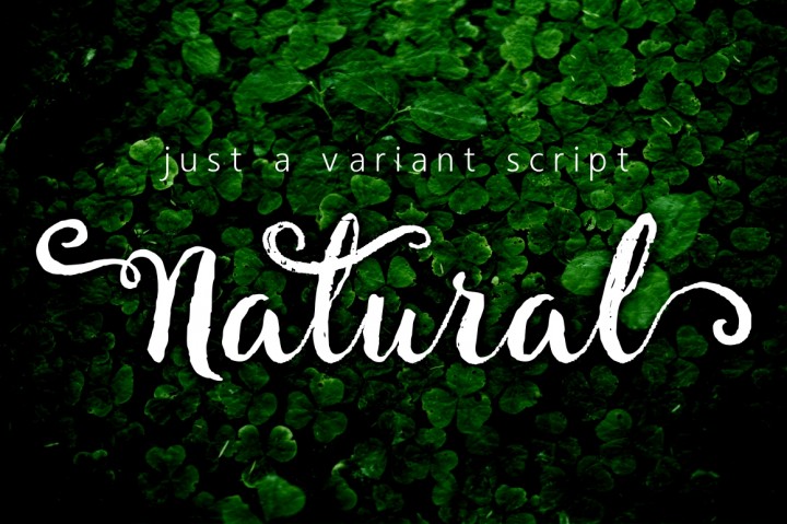 Natural font