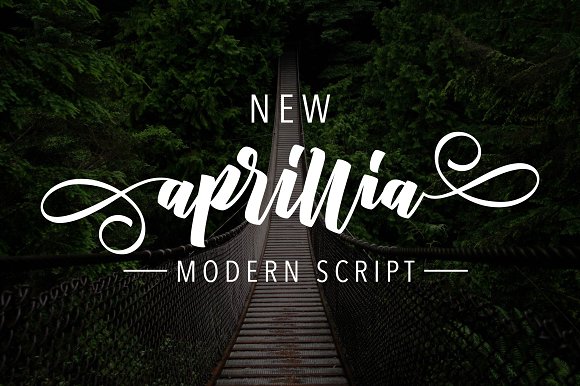 New Aprillia Script font