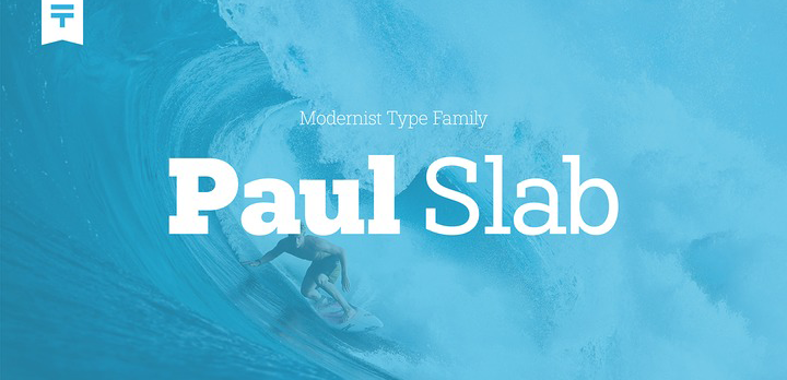 Paul Slab font