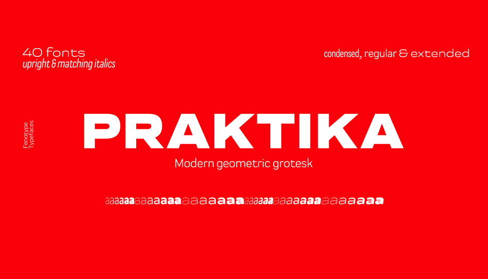 Praktika font