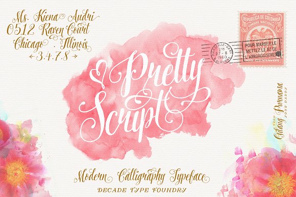 Pretty Script font