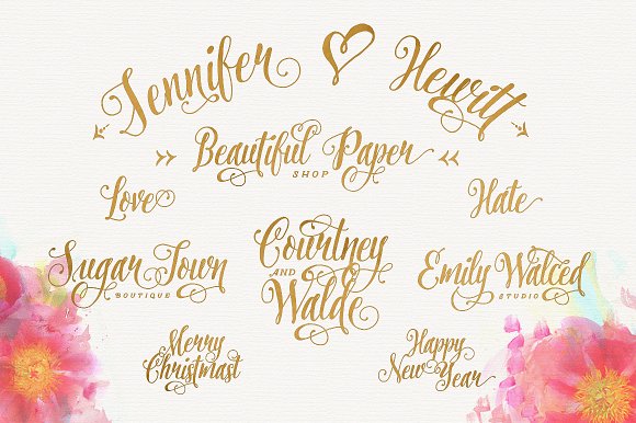 Pretty Script font