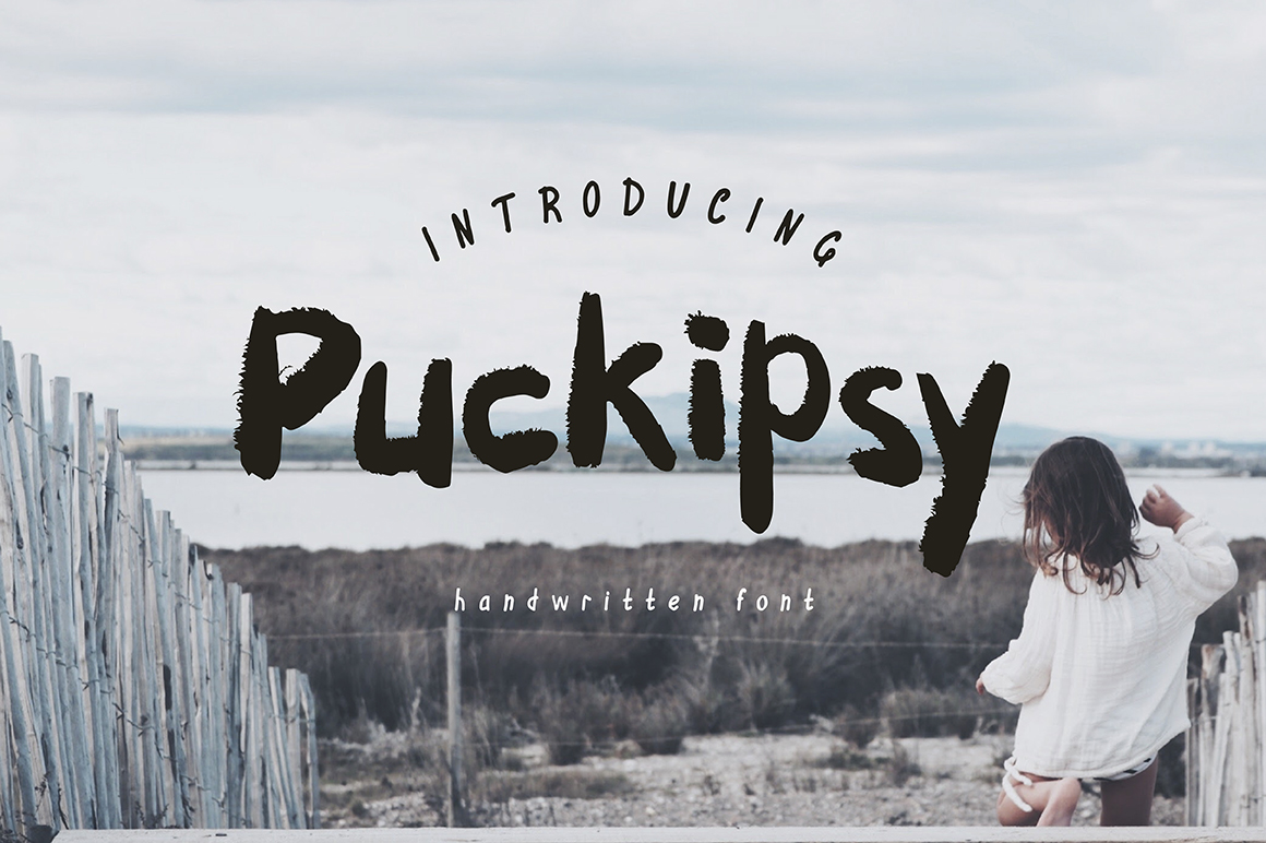 Puckipsy font