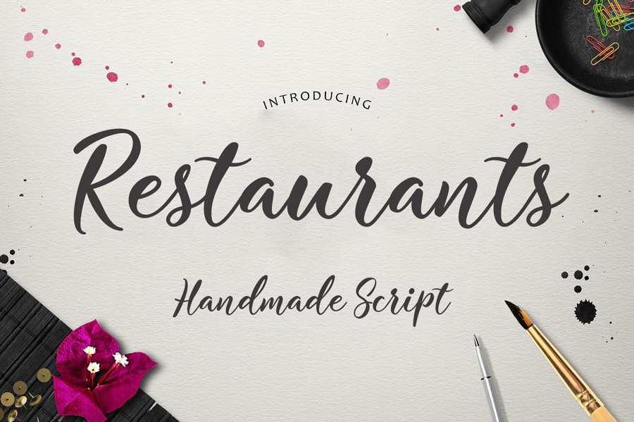 Restaurants font