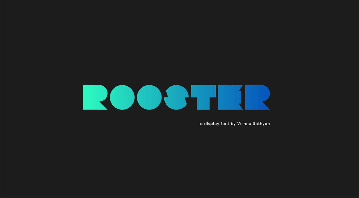 Rooster font