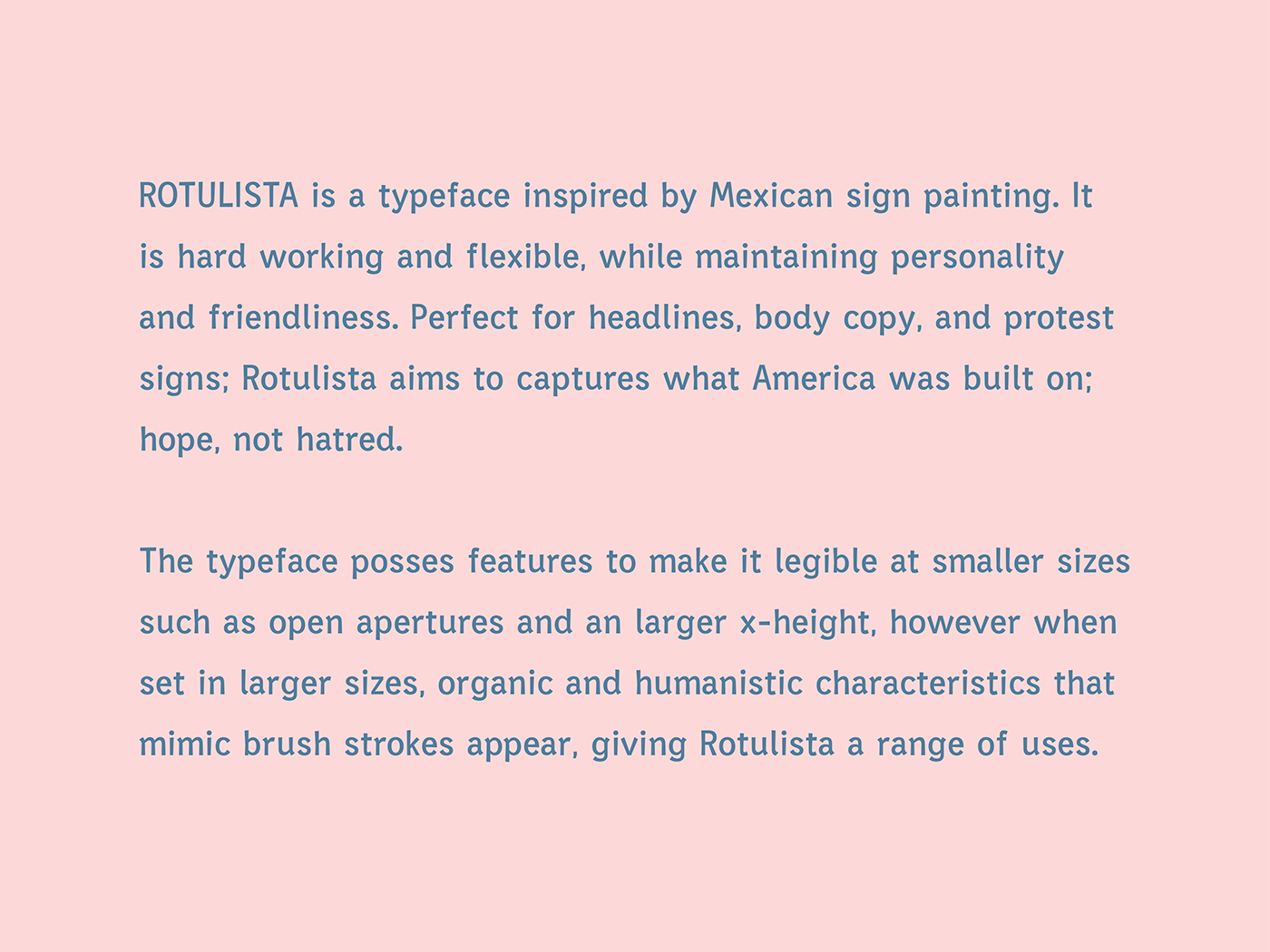 Rotulista font