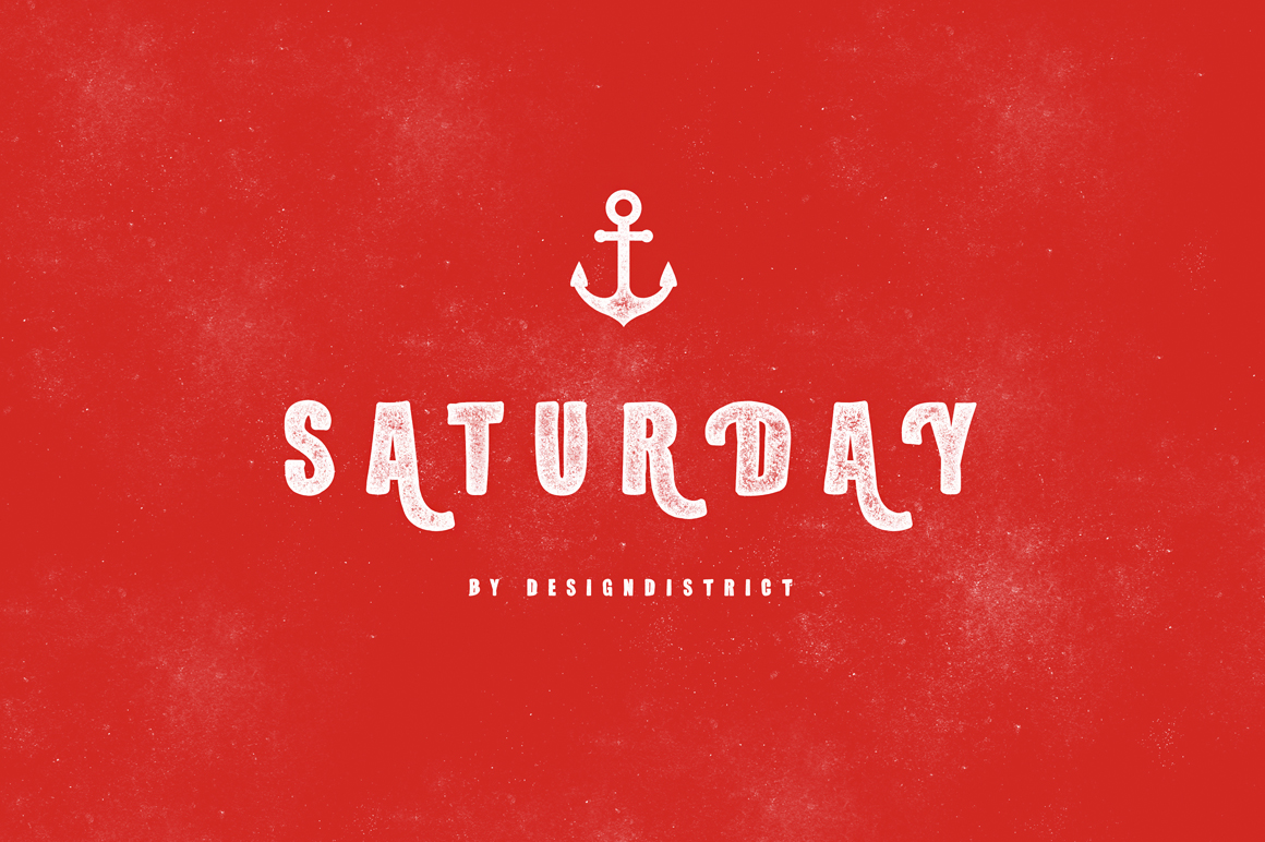 Saturday font