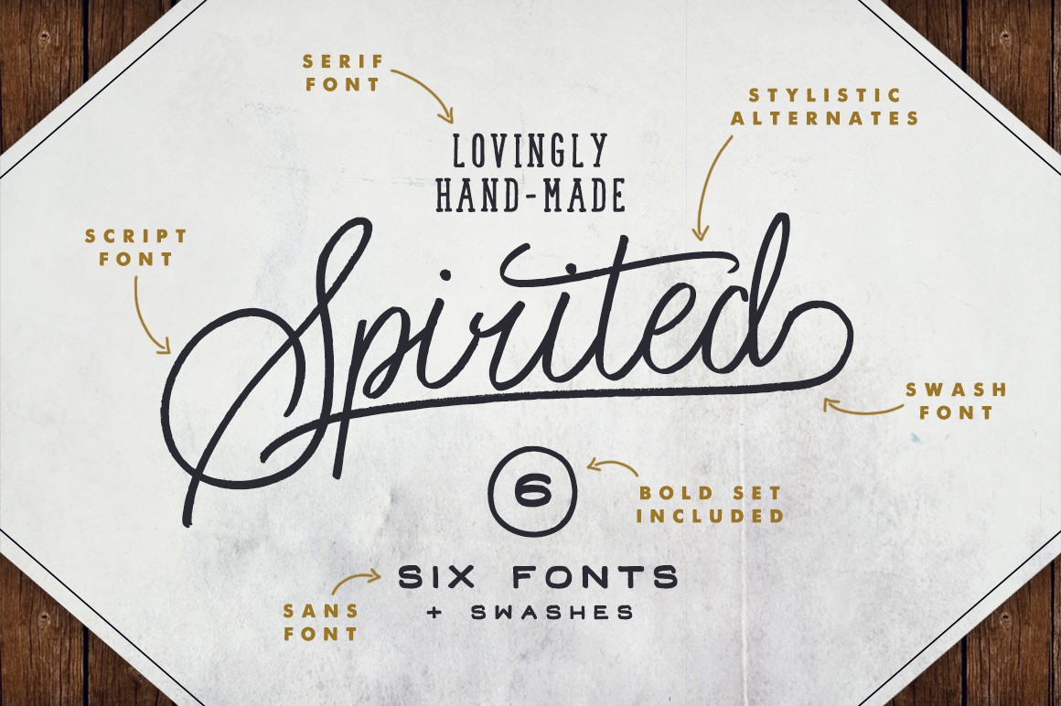 Spirited Serif Bold font