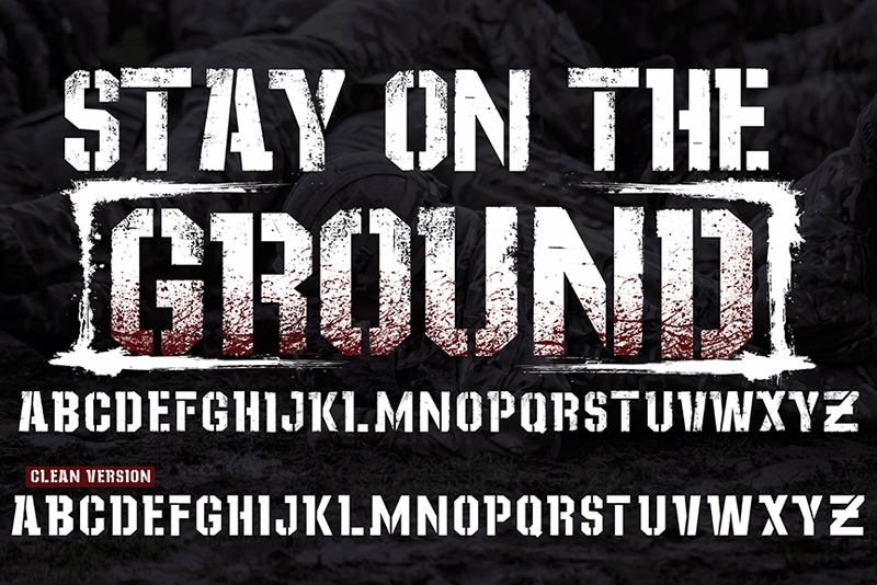 Stay On The Ground font