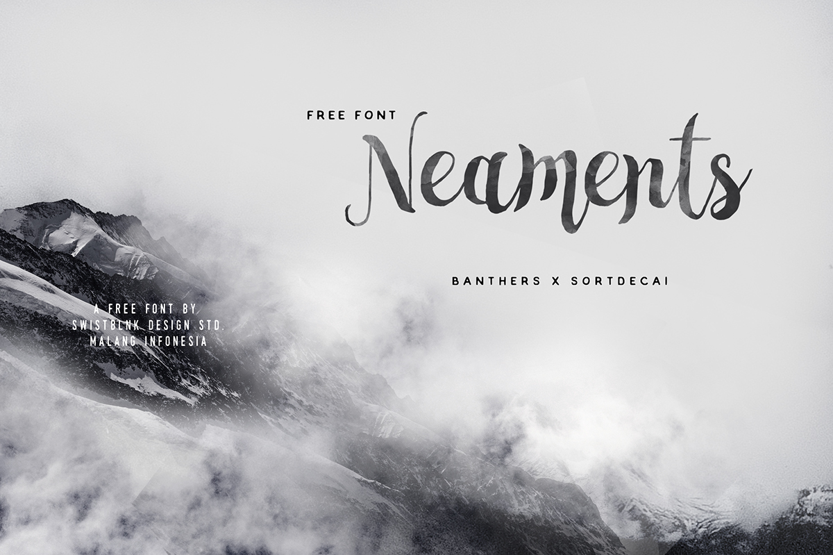 Swistblnk Neaments font