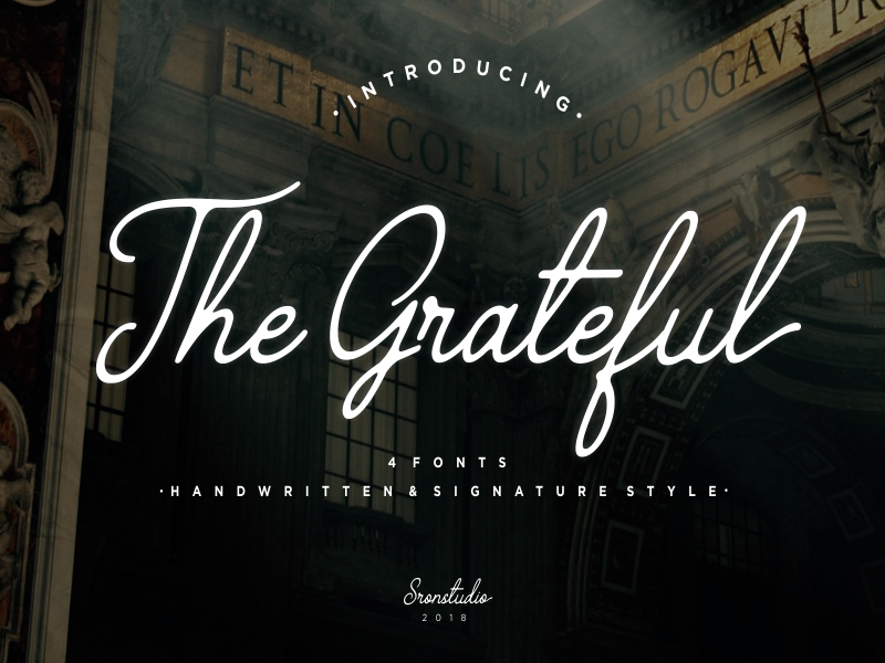 The Grateful 1 font