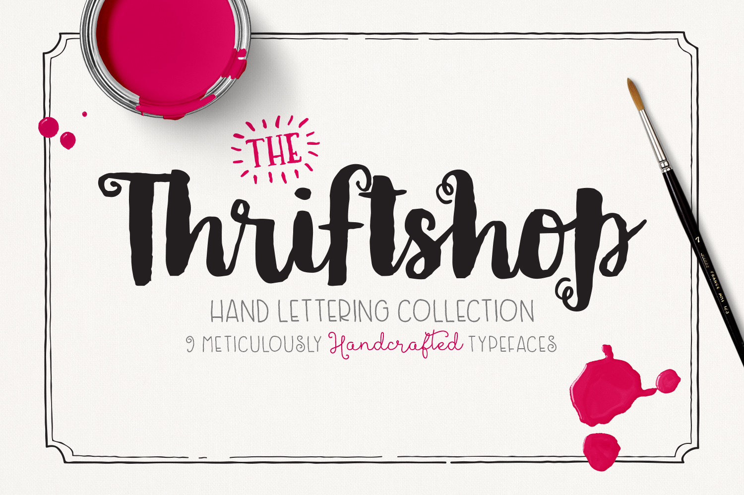 Thriftshop Monoline Script font