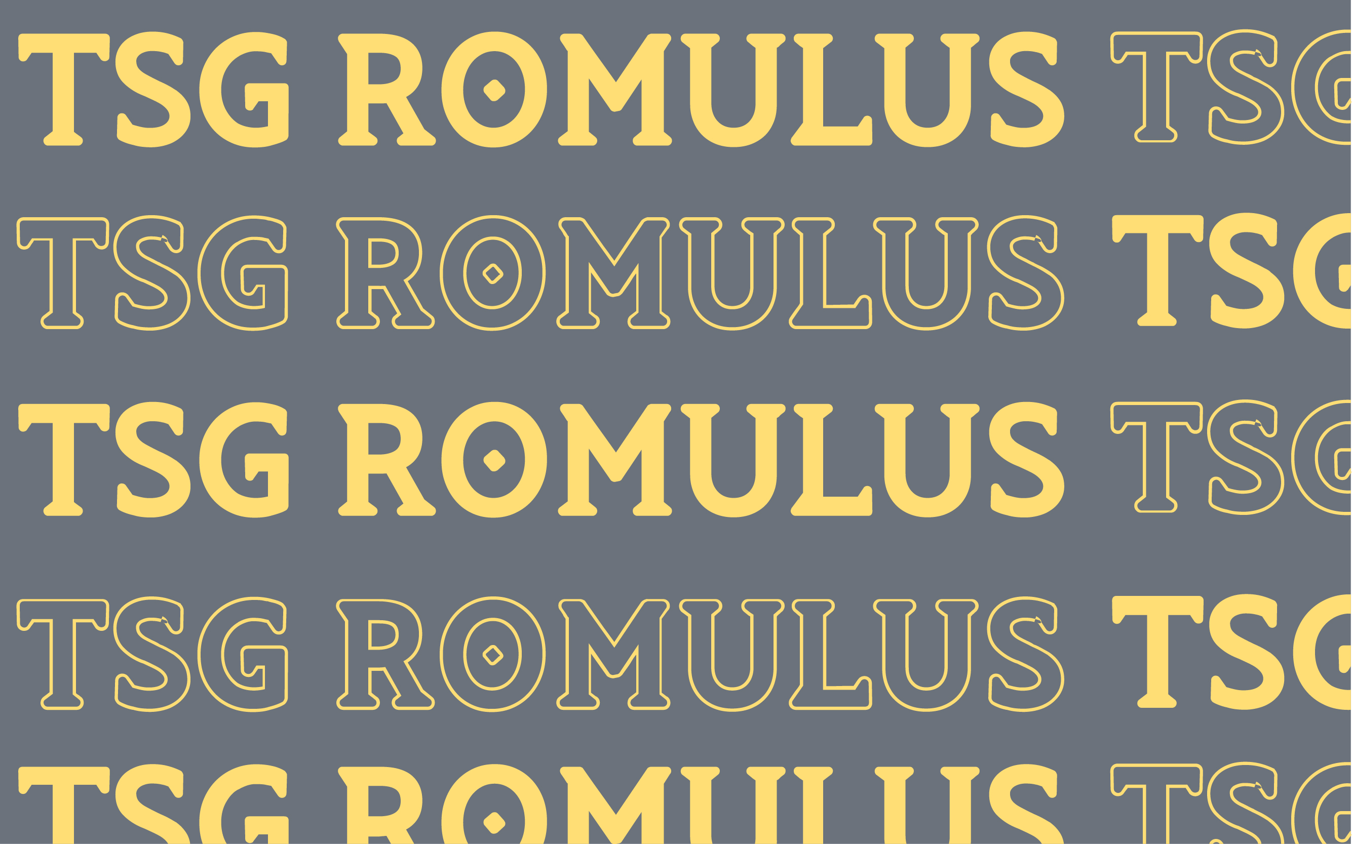 TSG Romulus font