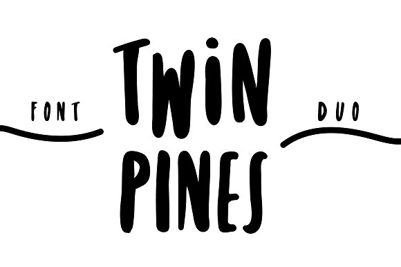 Twin Pines font