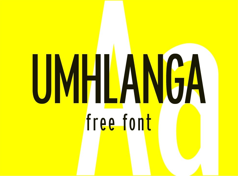 Umhlanga font