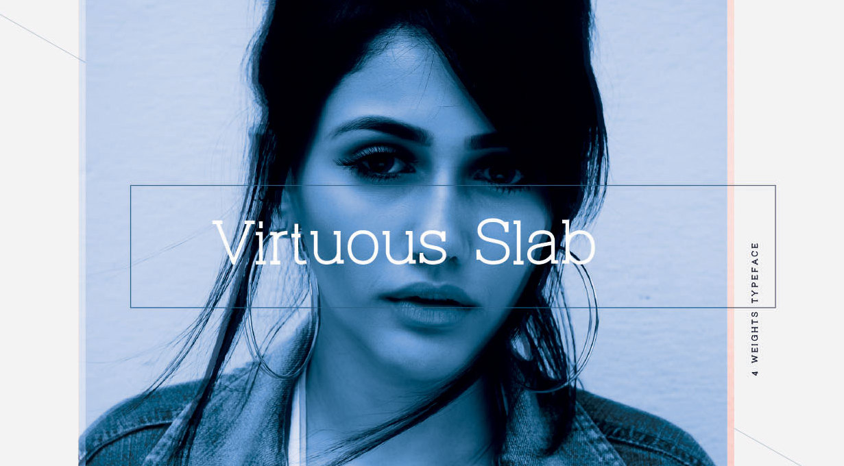 Virtuous Slab font