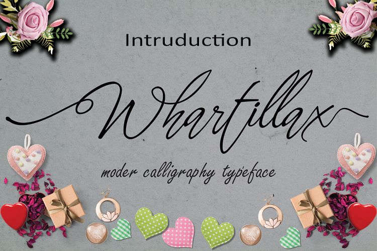 Whartillax font