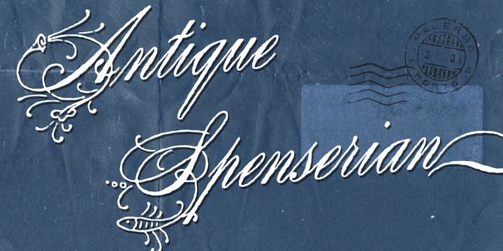 Antique Spenserian Standard font