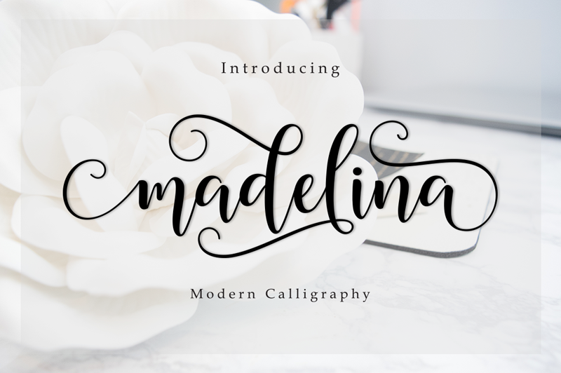 Madelina Script font