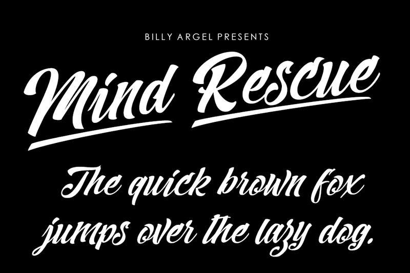 Mind Rescue Personal Use font